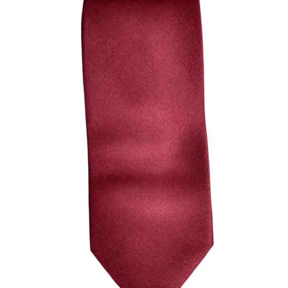 Michael Kors Necktie Men's Red Slim Style 2.75 inch wide  57 Length Tie - Picture 7 of 8
